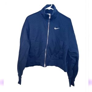 Nike Phoenix  Women's Dark Blue Bomber Jacket Sz M